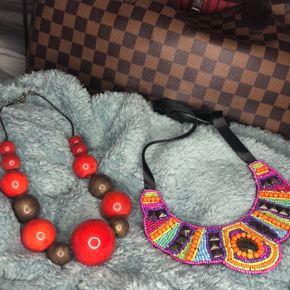 Beaded necklace , sold separately